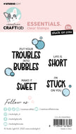 CCL Clear Stamp Stuck On You Essentials 7 Pieces