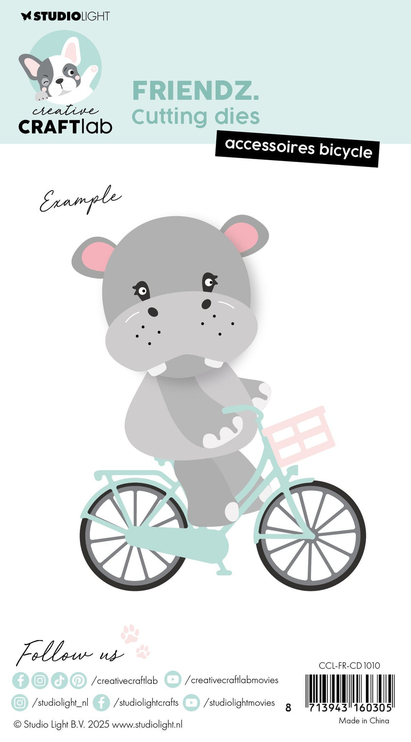 CCL Cutting Die Accessoires Bicycle Friendz 5 Pieces