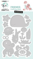 CCL Cutting Dies Sea Accessoires Friendz 127x84x1mm 15 PC nr.546