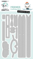 CCL Cutting Die Accessoires Skiing Friendz 11 PC