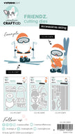 CCL Cutting Die Accessoires Skiing Friendz 11 PC