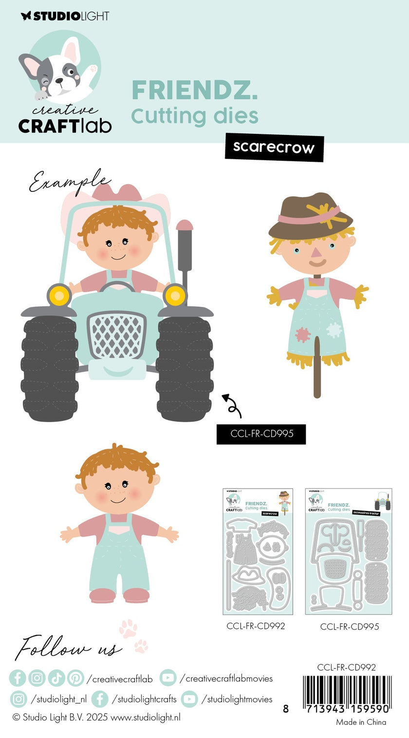 CCL Cutting Die Scarecrow Friendz 15 PC