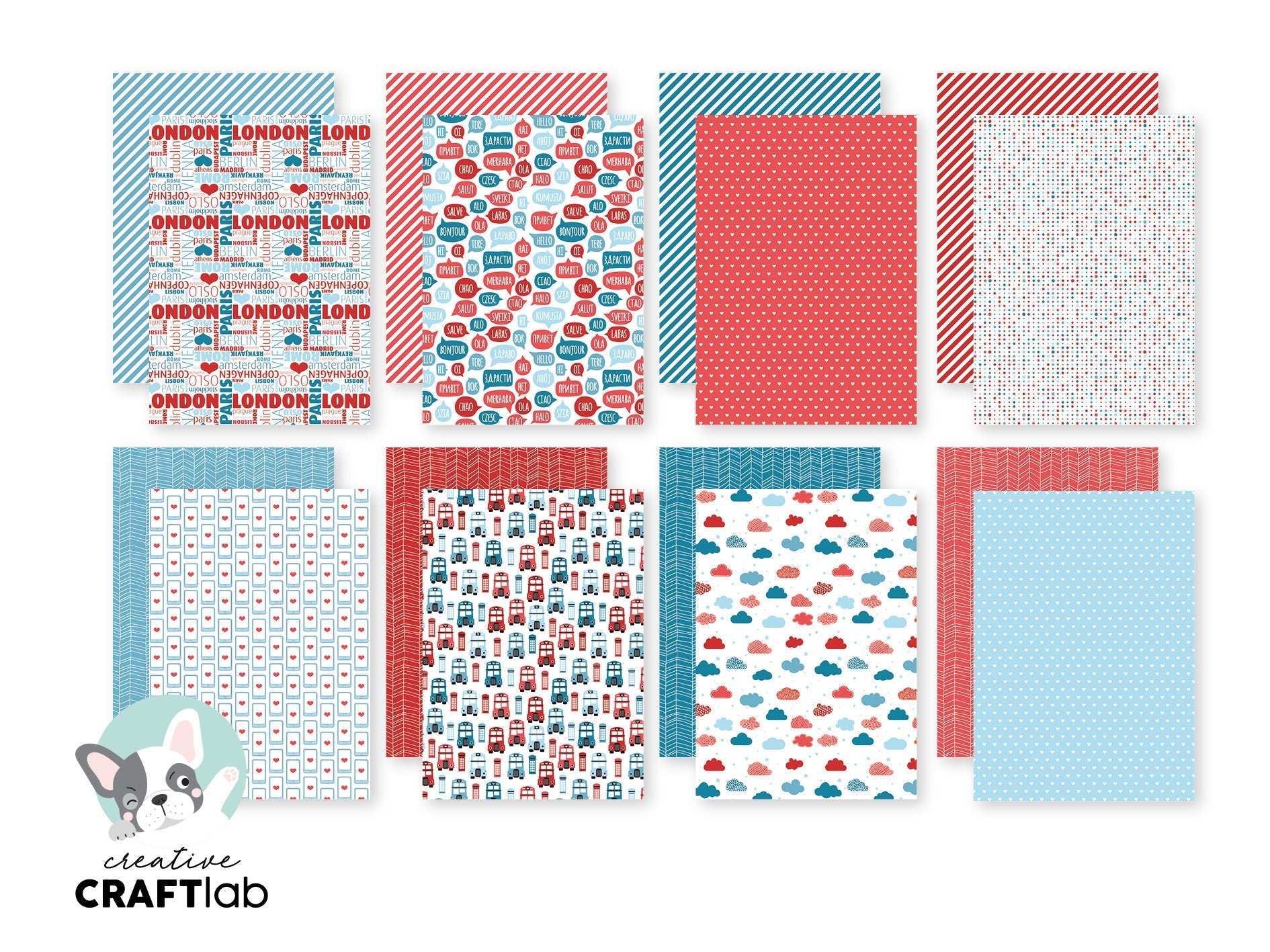 CCL Designer Paper Pad Let's Connect Friendz 24 SH