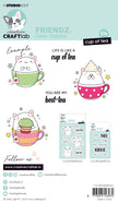 CCL Clear Stamp Cup Of Tea Friendz 92x138x1mm 11 PC nr.553