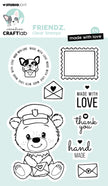 CCL Clear Stamp Made With Love Friendz 8 PC