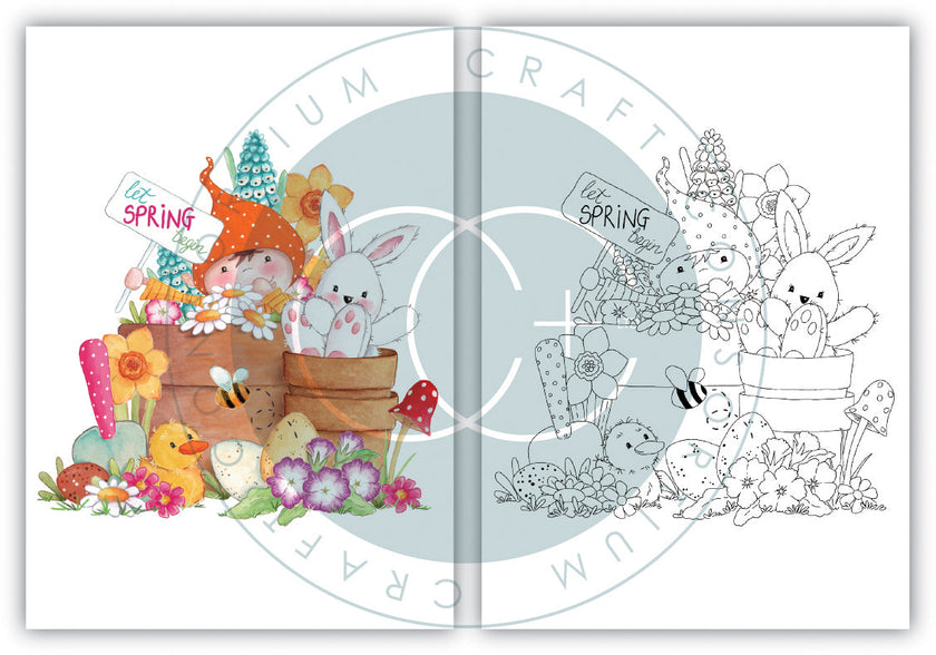 Craft Consortium Let Spring Begin - A6 Premium Marker Pad