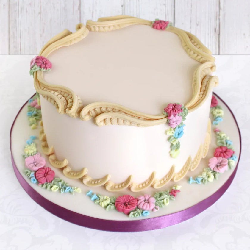 S Scrolls Silicone Mould