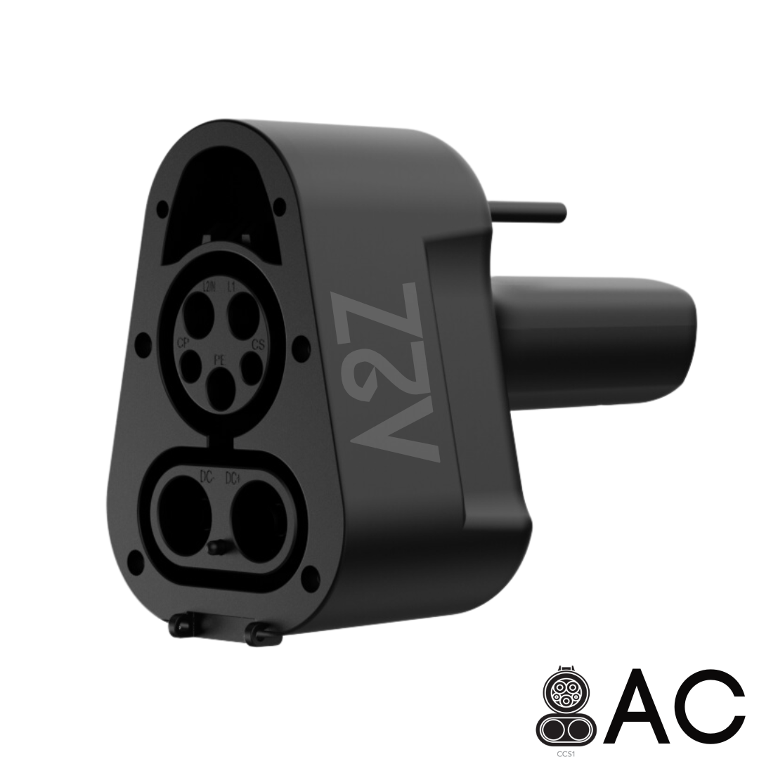 CCS1 Charger to NACS Vehicle | AC | Only For Ford Pro Charger & GM Powershift Charger | The Thunderstorm Lite Adapter