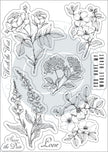 Craft Consortium Belle Fleur - Stamp Set