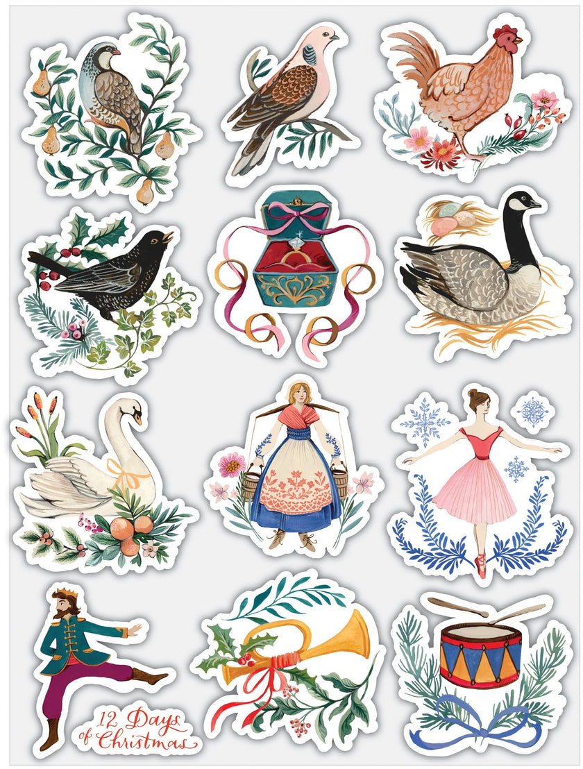 Craft Consortium 12 Days Of Christmas - 6x8 Stamp Set
