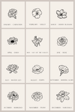 Additional Flower Disk Pendants