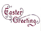 Frog's Whiskers Ink Stamp - Easter Greeting