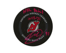 Dawson Mercer Autographed New Jersey Devils Official Game Puck Inscribed 