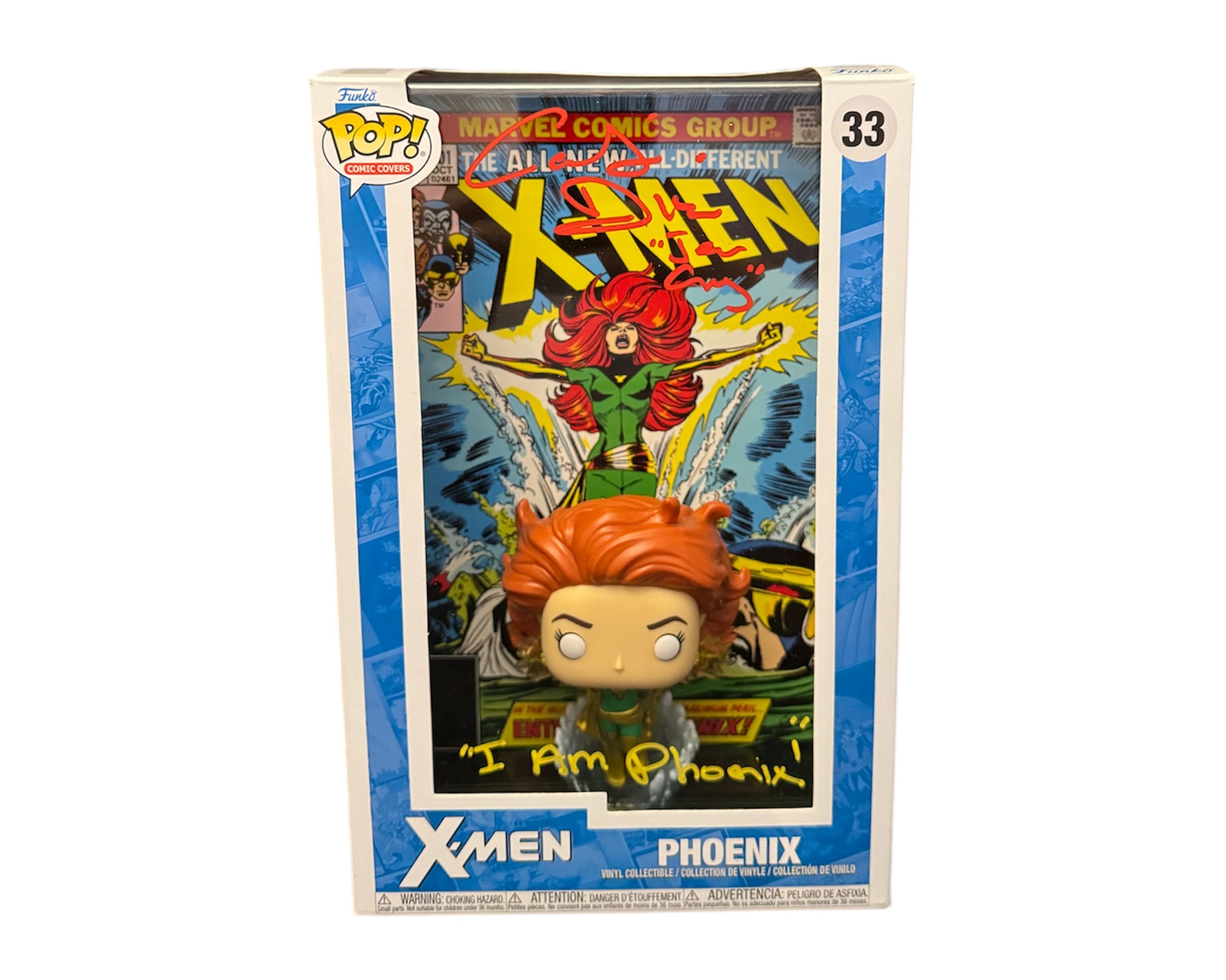 Catherine Disher Autographed Funko Pop Comic Covers #33 X-Men Phoenix Inscribed 