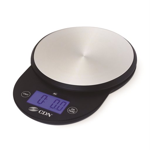 CDN - Balance numérique 5 kg/11 lb noire ProAccurate