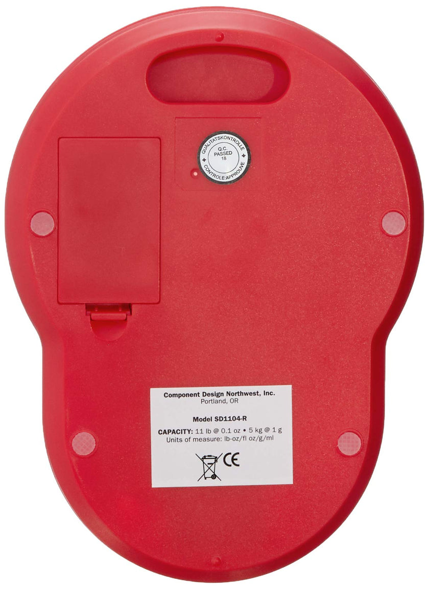 CDN - Digital Scale 5kg/11lb Red ProAccurate