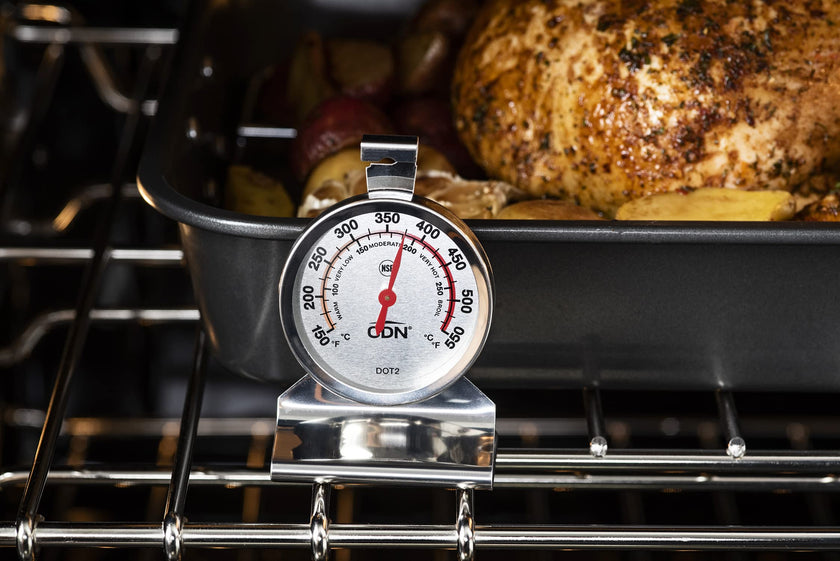 Thermomètre à cadran pour four, résistant à la chaleur, haute précision (CDN)