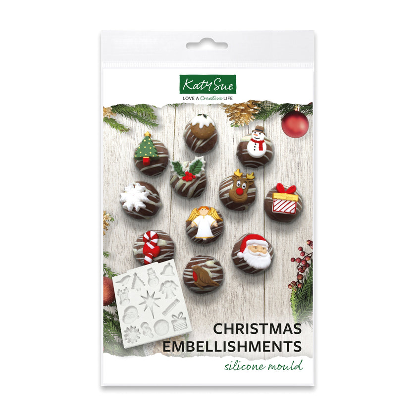 Christmas Embellishments Silicone Mould