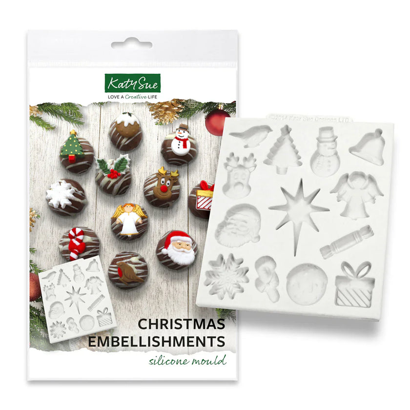 Christmas Embellishments Silicone Mould