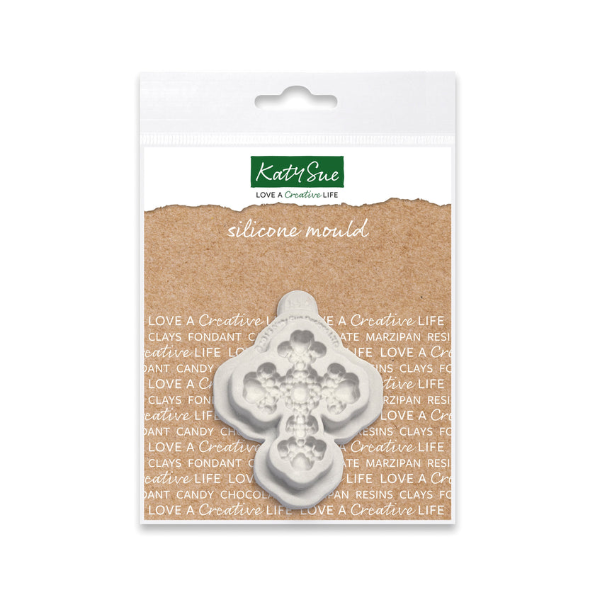 Beaded Cross Silicone Mould