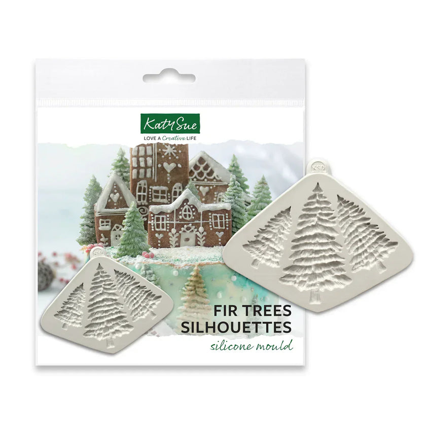 Fir Trees Silhouettes Silicone Mould