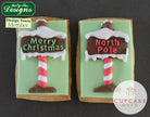 Christmas Sign Posts Silicone Mould