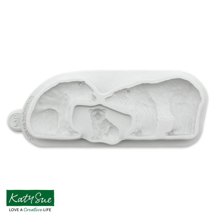 Polar Bear Family Silicone Mould