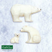 Polar Bear Family Silicone Mould