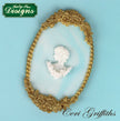 Oval Cameo & Oval Frame Silicone Mould