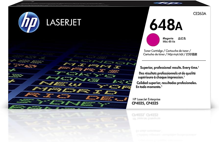 HP 648A (CE263A) Magenta Original LaserJet Toner Cartridge