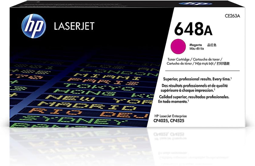 HP 648A (CE263A) Magenta Original LaserJet Toner Cartridge