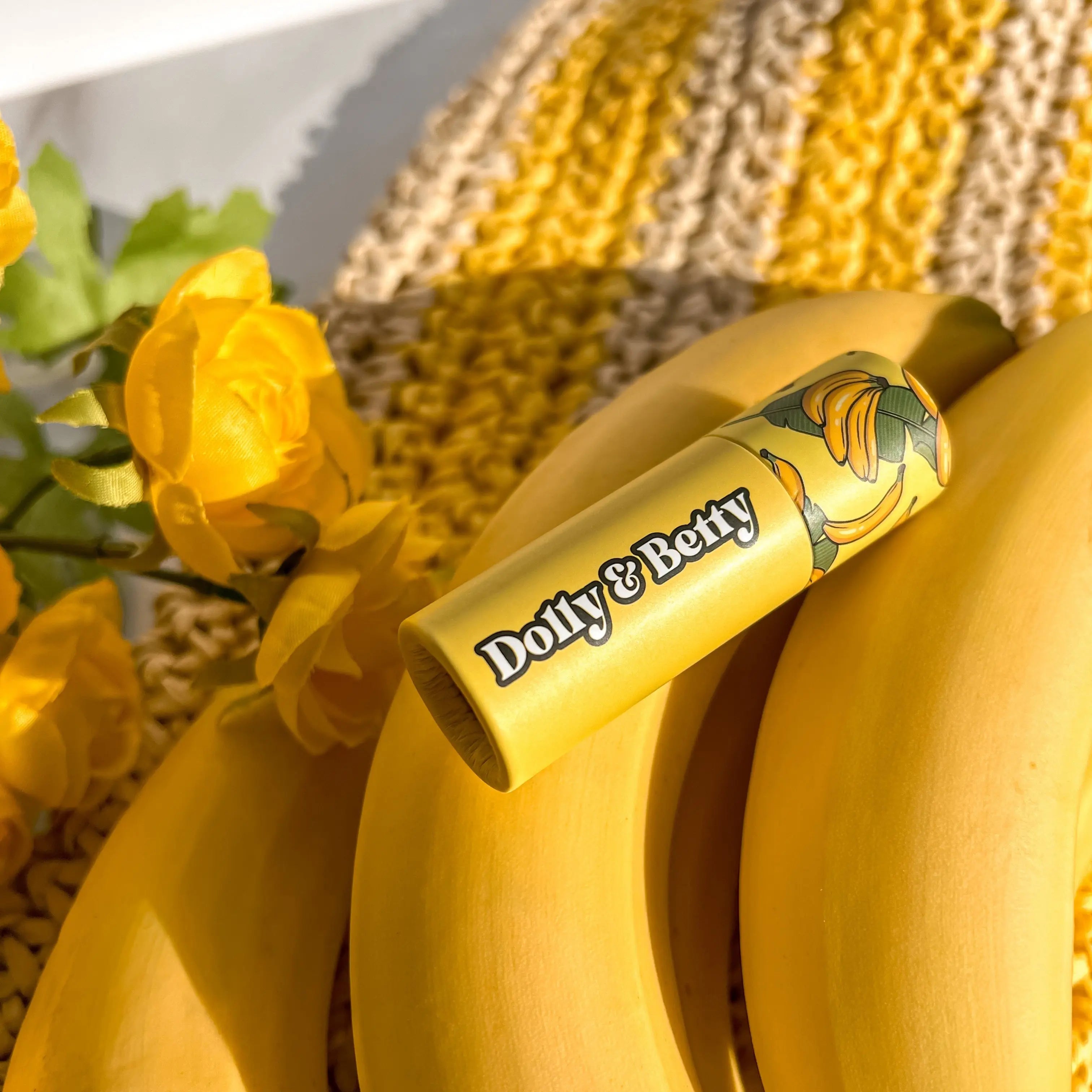 Baume à lèvres saveur banane