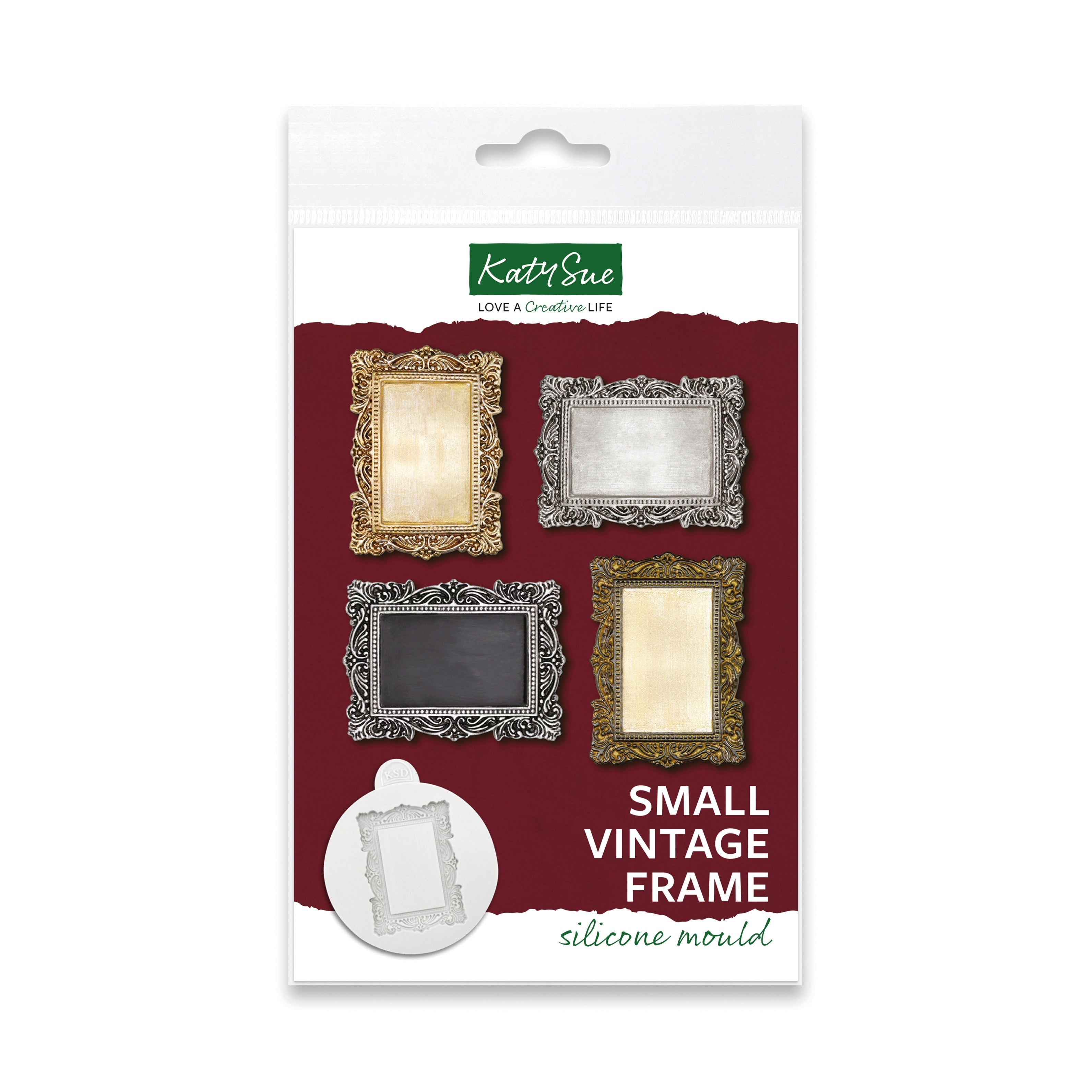 Small Vintage Frame Silicone Mould