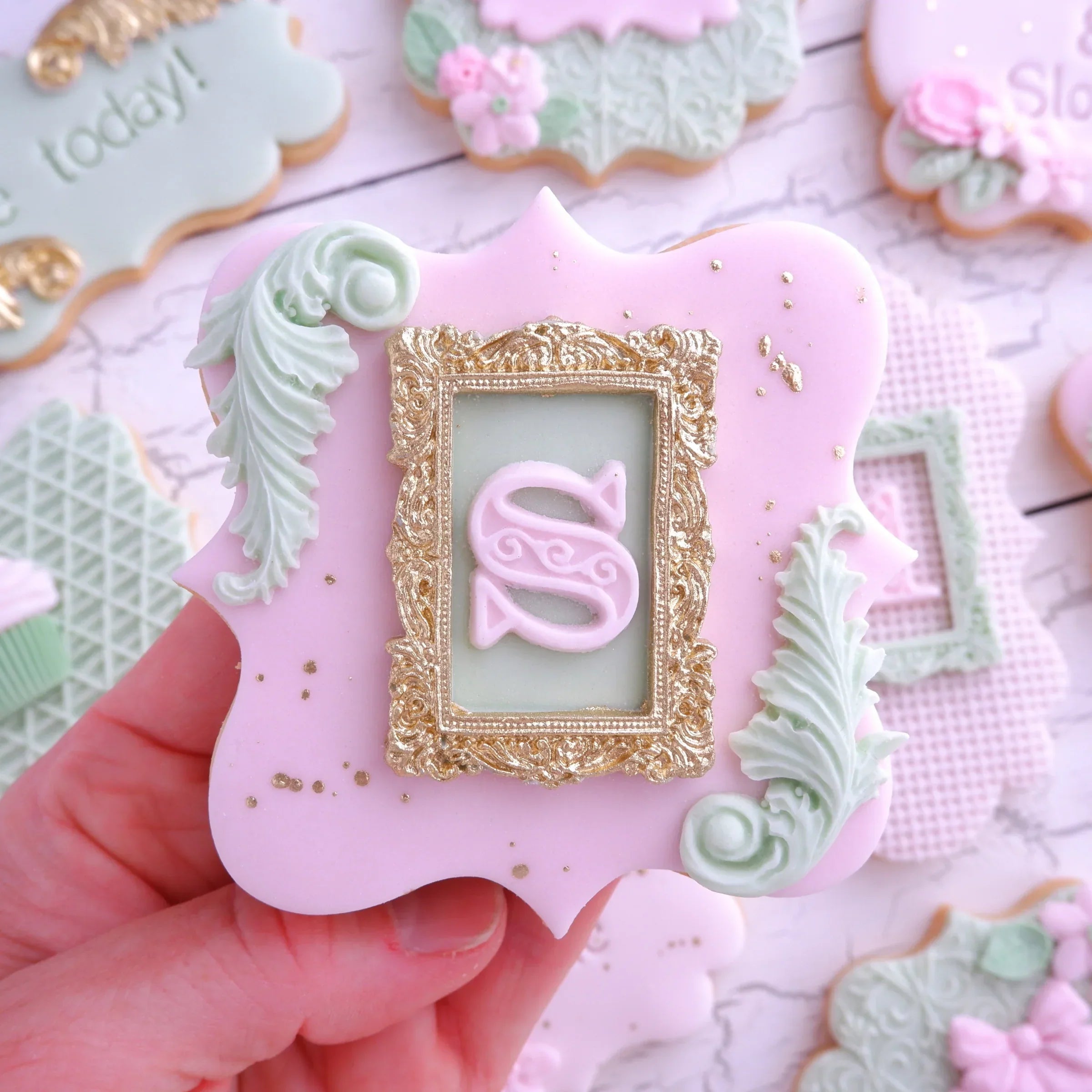 Small Vintage Frame Silicone Mould