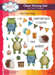 Creative Expressions Jane's Doodles It's Your Day 6 in x 8 in Clear Stamp Set