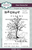 Creative Expressions Sam Poole Nature 4 in x 6 in Clear Stamp Set