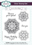 Creative Expressions Jamie Rodgers Pointy Petals Tea Bag Folding 6 in x 8 in Stamp Set