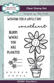 Creative Expressions Sam Poole Daisy Bloom 6 in x 4 in Clear Stamp Set