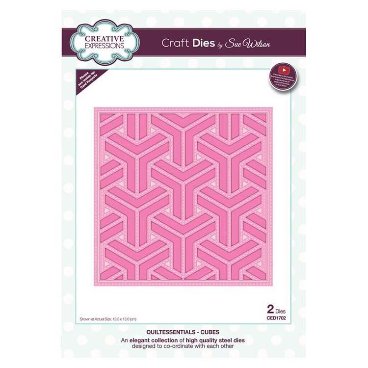 Dies by Sue Wilson Quiltessentials Collection Cubes