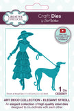 Creative Expressions Sue Wilson Art Deco Elegant Stroll Craft Die