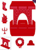 Festive Collection 3D Fireplace