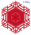 Festive Collection Lace Snowflake Frame