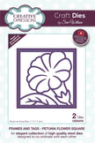 Creative Expressions Dies by Sue Wilson Frames and Tags Collection Petunia Flower Square