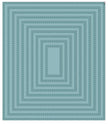 Noble Double Pierced Rectangles - Set B Die
