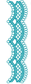 Creative Expressions Sue Wilson Border Decorative Drapes Craft Die