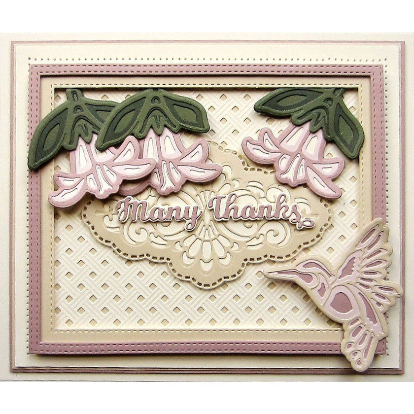 Creative Expressions Dies by Sue Wilson Triple Layer Collection Fuchsia
