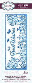 Creative Expressions Jamie Rodgers Butterfly Garden Wishes Craft Die