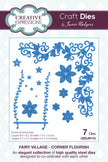 Creative Expressions Jamie Rodgers Fairy Village Corner Flourish Craft Die