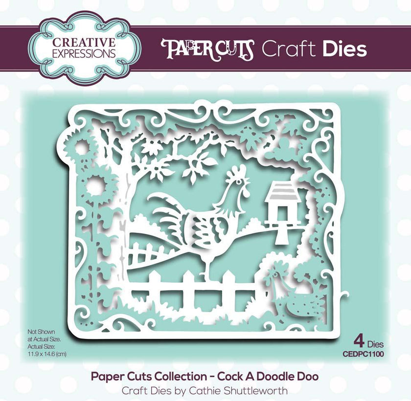 Paper Cuts Cock A Doodle Doo Craft Die