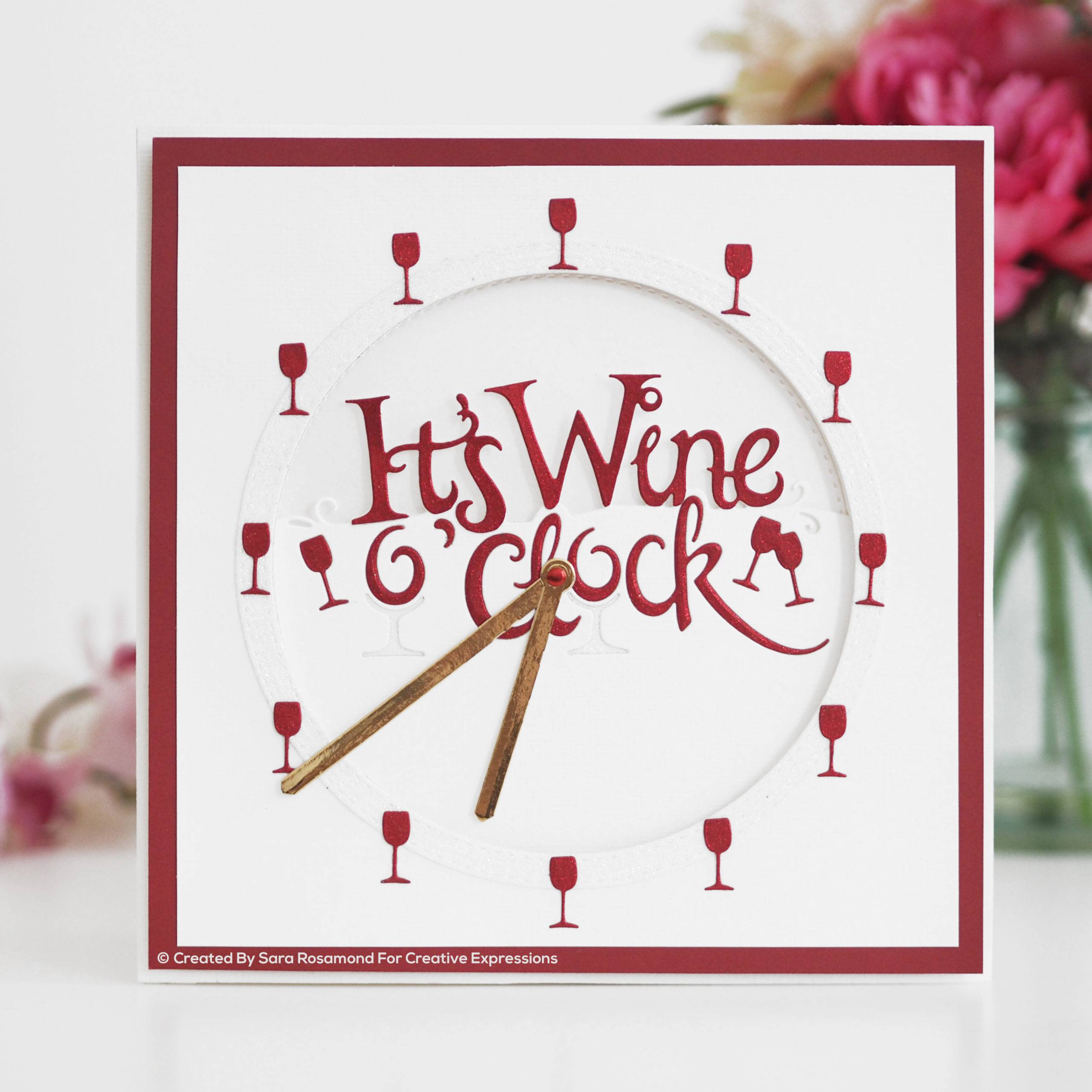 Paper Cuts Collection - Wine O'Clock Edger